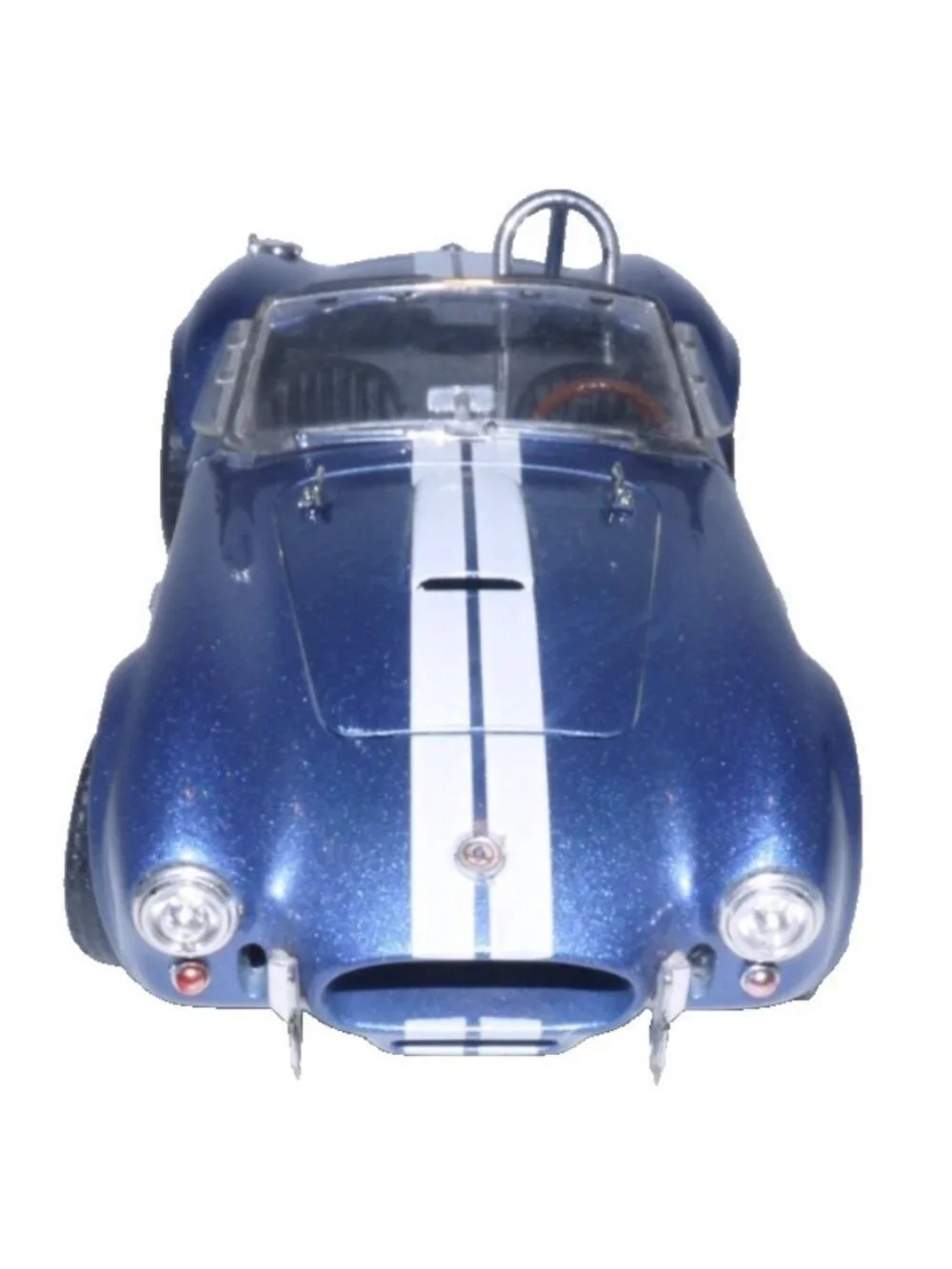 Road Tough blue diecast Shelby Cobra 427 S/C convertible 1/18 scale model car